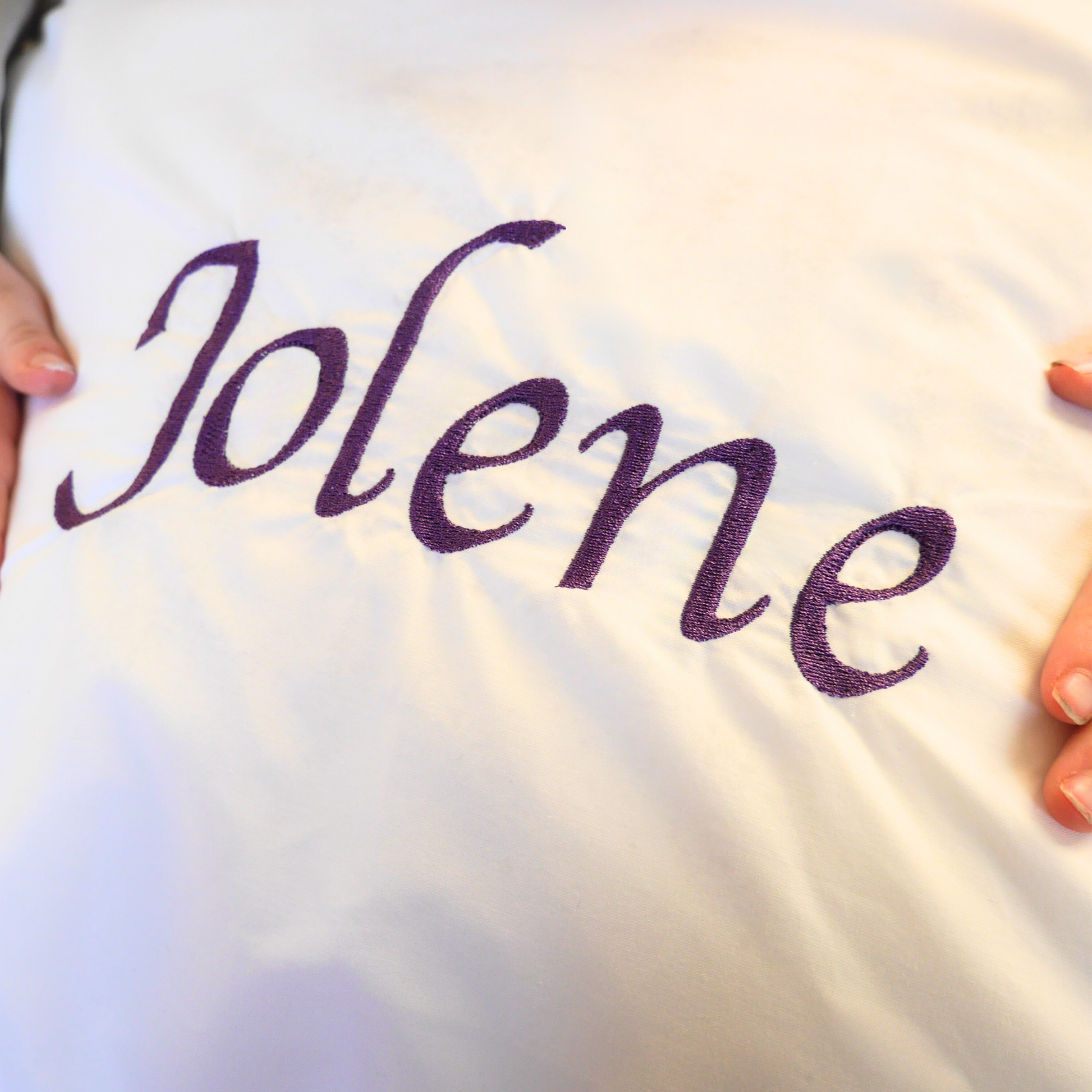 MAEVE – Pillowcase with embroidered name - Premium Kussenslopen from DUTCH. - Just €22.99! Shop now at DUTCH.