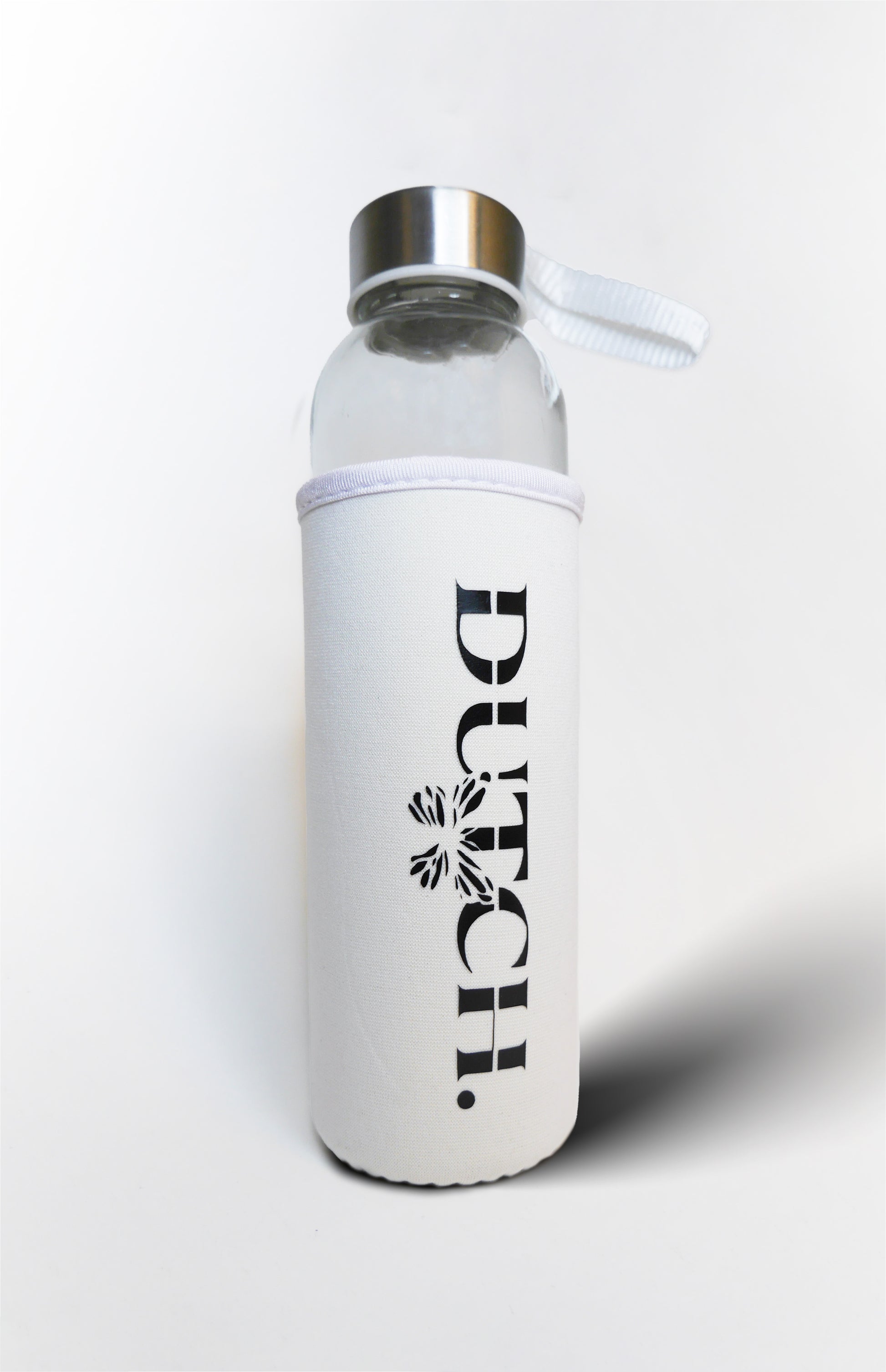 DUTCH.  - GLASS BOTTLE (with sleeve). - Premium Glazenfles from DUTCH. - Just €17.99! Shop now at DUTCH.